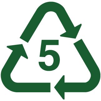 5 號回收標誌（PP）